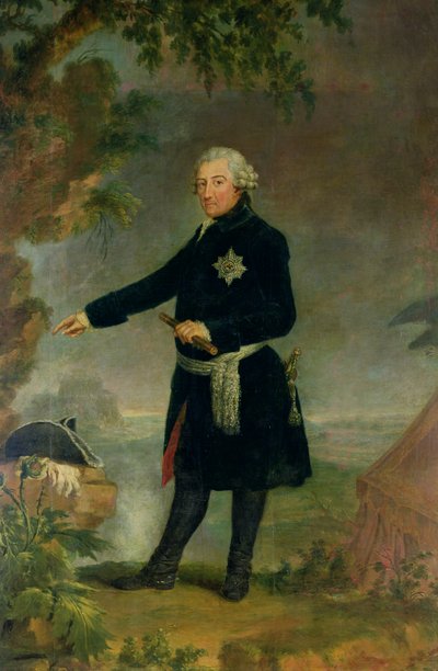 Portrait of Frederick II the Great by Anna Dorothea Therbusch